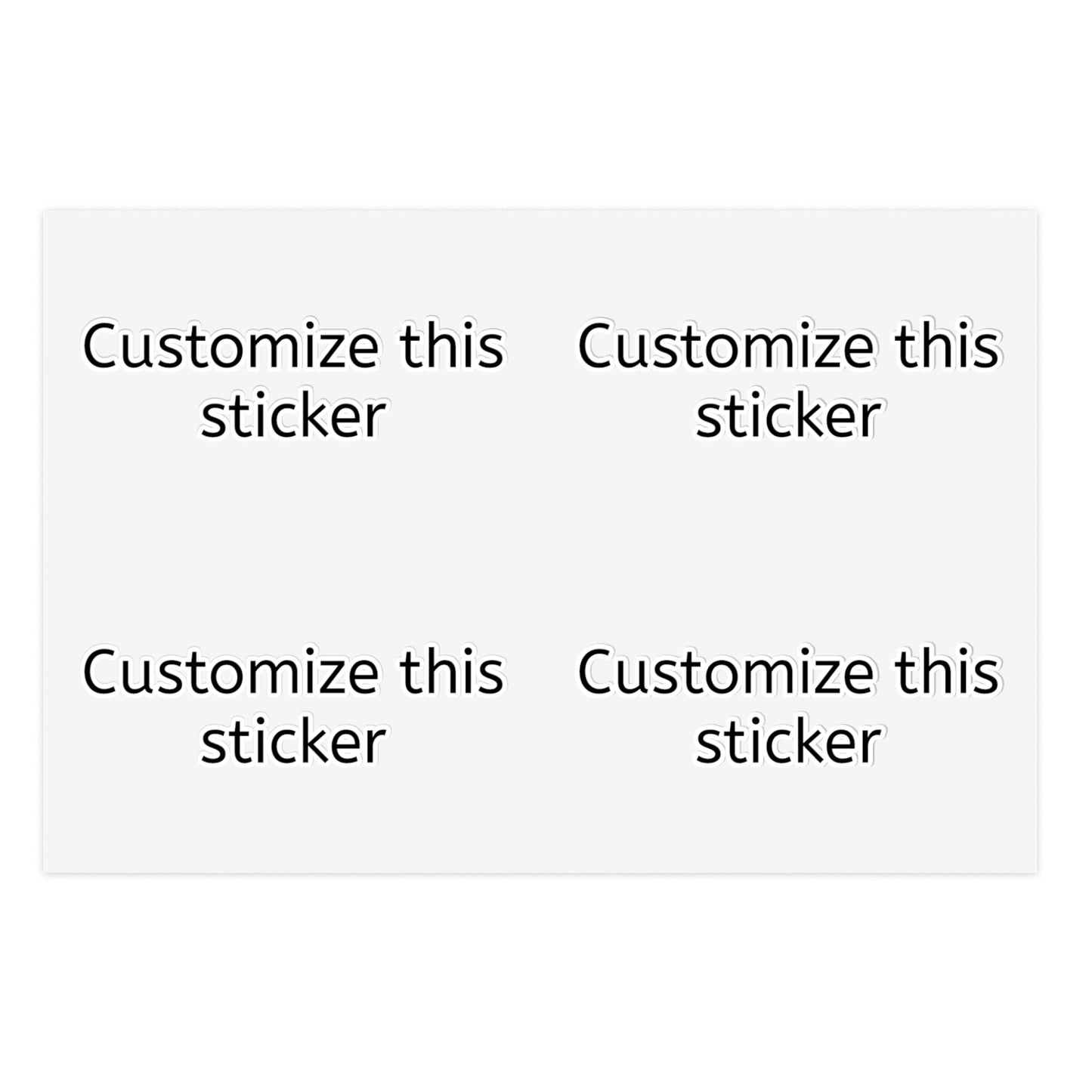 Customizable Sticker Sheets
