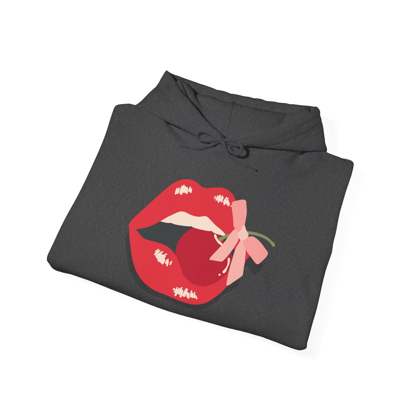 Frech, stylisch& selbstbewusst-Cherry Lips Hoodie - sunny.side-Productions