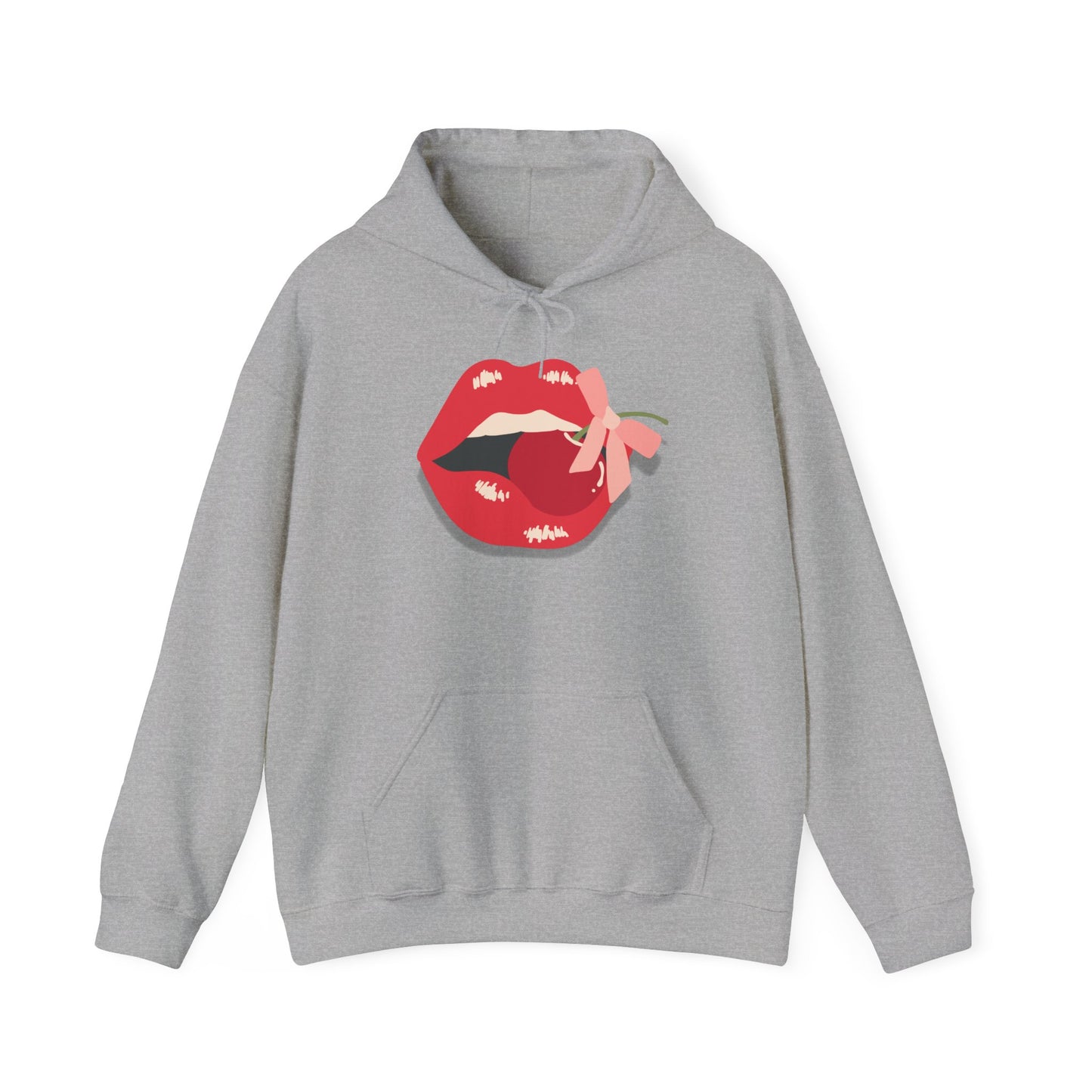 Frech, stylisch& selbstbewusst-Cherry Lips Hoodie - sunny.side-Productions