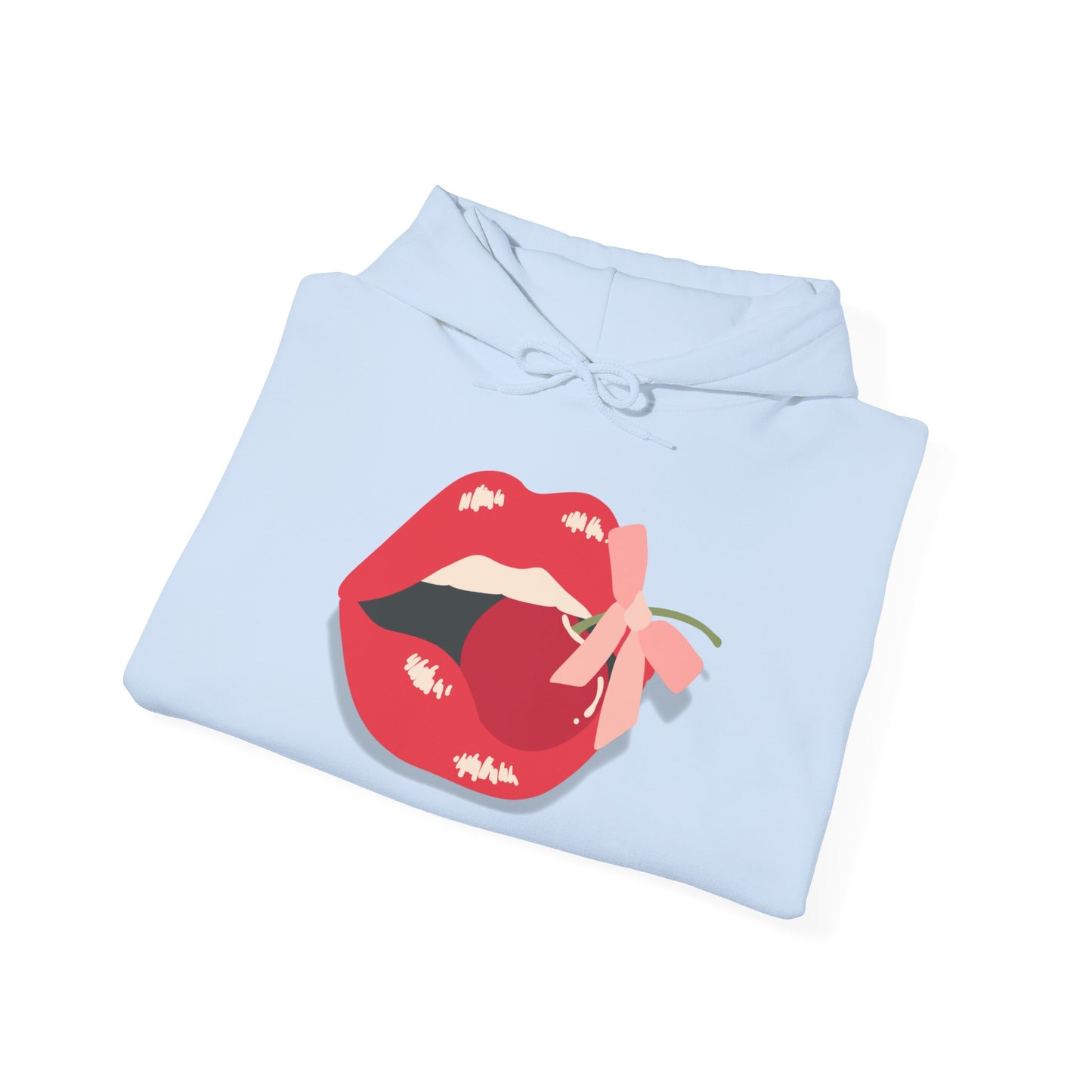 Frech, stylisch& selbstbewusst-Cherry Lips Hoodie - sunny.side-Productions