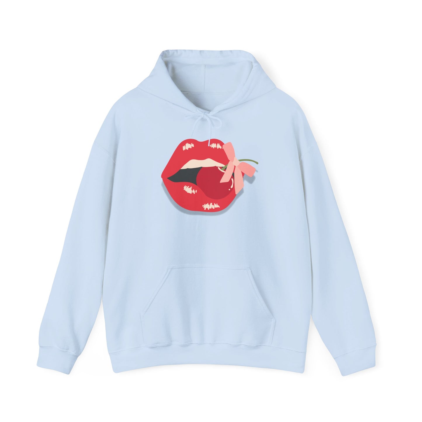 Frech, stylisch& selbstbewusst-Cherry Lips Hoodie - sunny.side-Productions