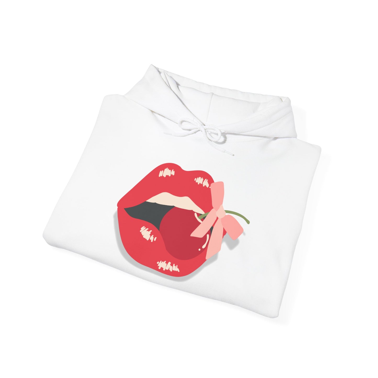 Frech, stylisch& selbstbewusst-Cherry Lips Hoodie - sunny.side-Productions