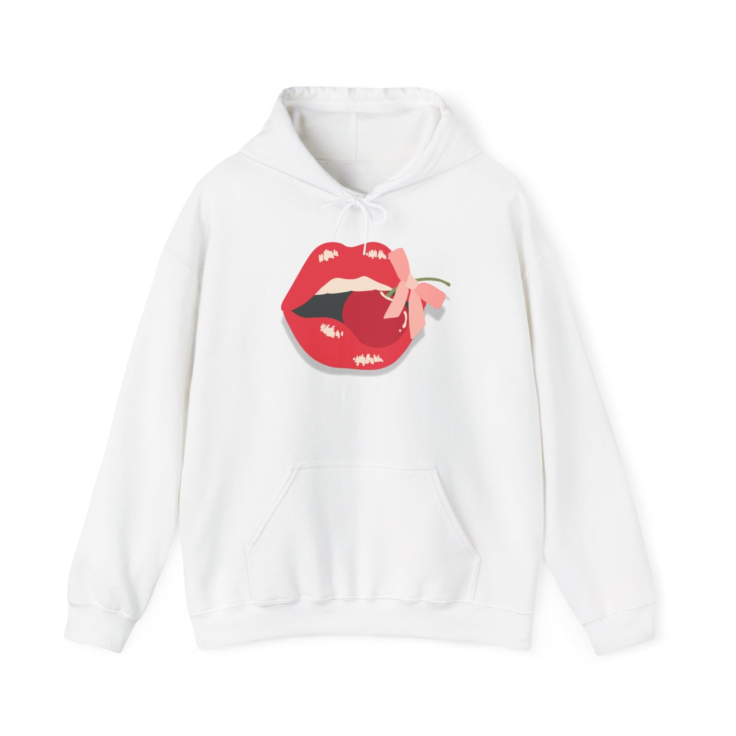 Frech, stylisch& selbstbewusst-Cherry Lips Hoodie - sunny.side-Productions