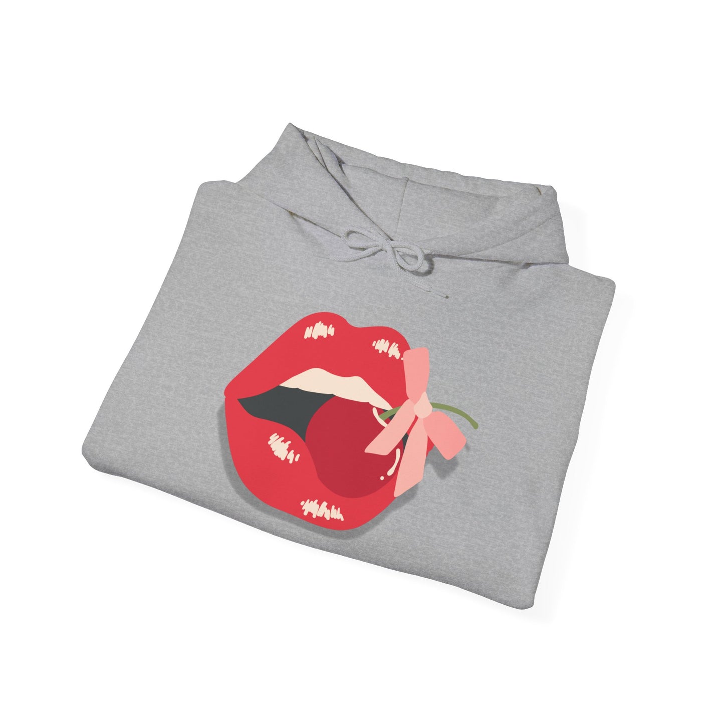 Frech, stylisch& selbstbewusst-Cherry Lips Hoodie - sunny.side-Productions