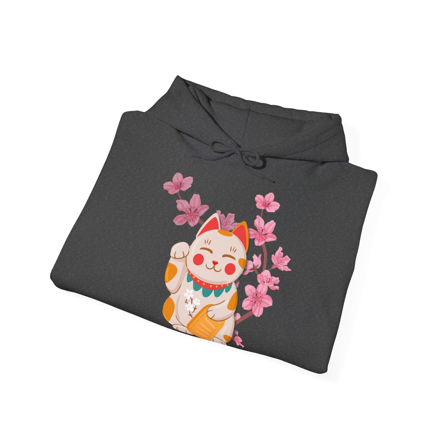 „Maneki-Neko &Sakura“ – Hoodie - sunny.side-Productions