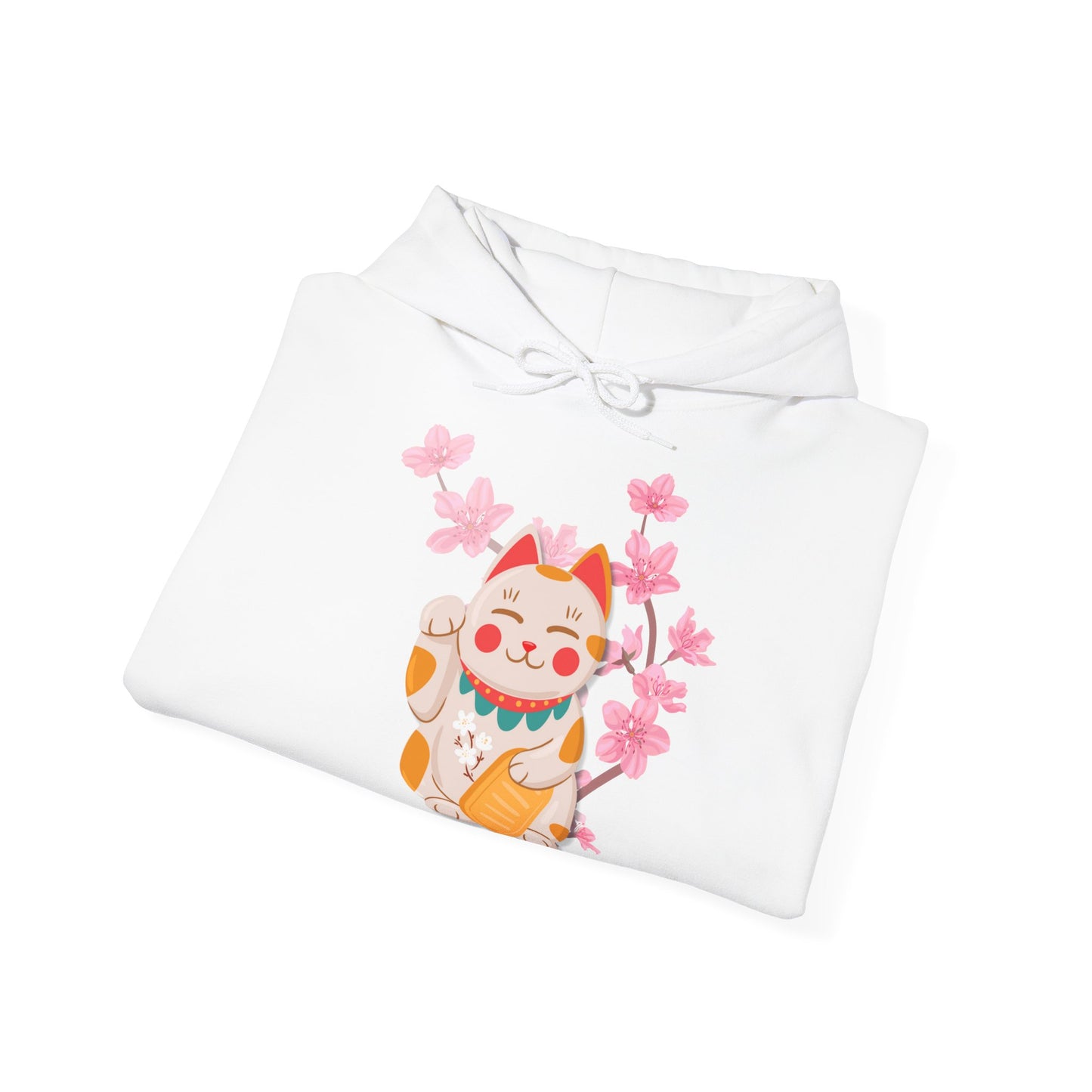 „Maneki-Neko &Sakura“ – Hoodie - sunny.side-Productions