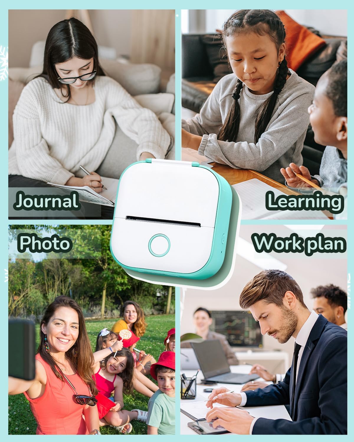Kompakt, kreativ, kabellos – dein Mini-Thermodrucker - sunny.side-Productions