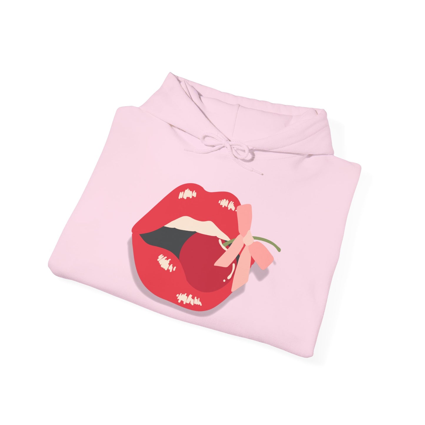 Frech, stylisch& selbstbewusst-Cherry Lips Hoodie - sunny.side-Productions