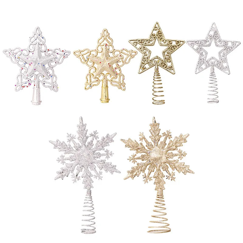 Weihnachtsbaum Spitze – Glitter Sterne
