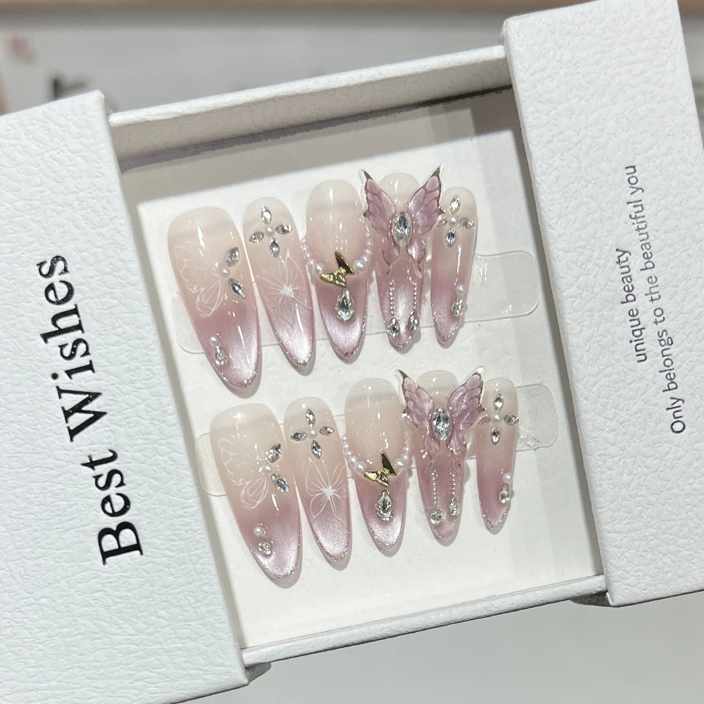 Stiletto Press-On Nails – Luxus-Designs