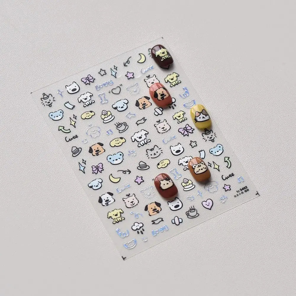 3D-Cartoon Nagelsticker - sunny.side-Productions