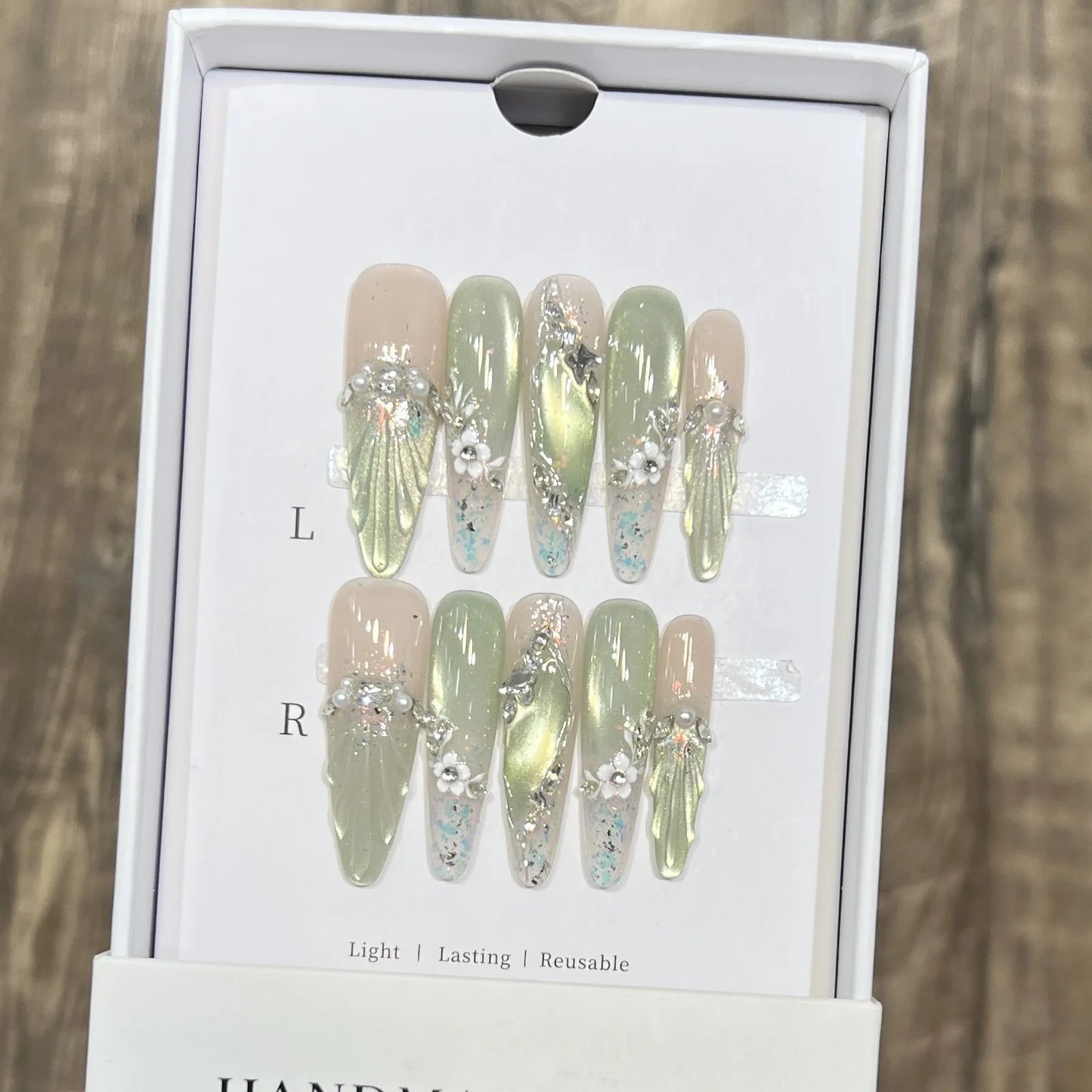 Stiletto Press-On Nails – Luxus-Designs