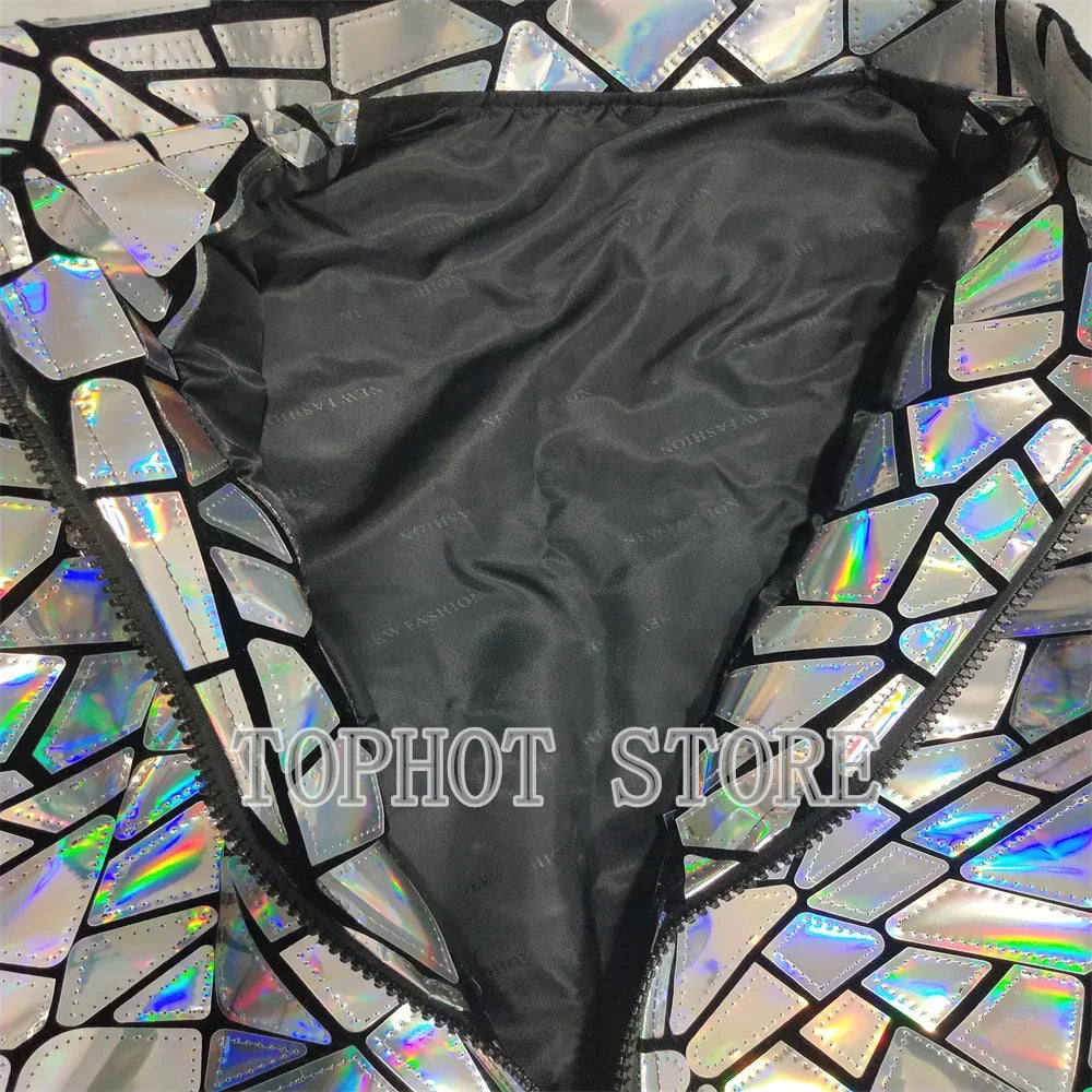 Festival Silber-Overall – Licht aus, Spot an