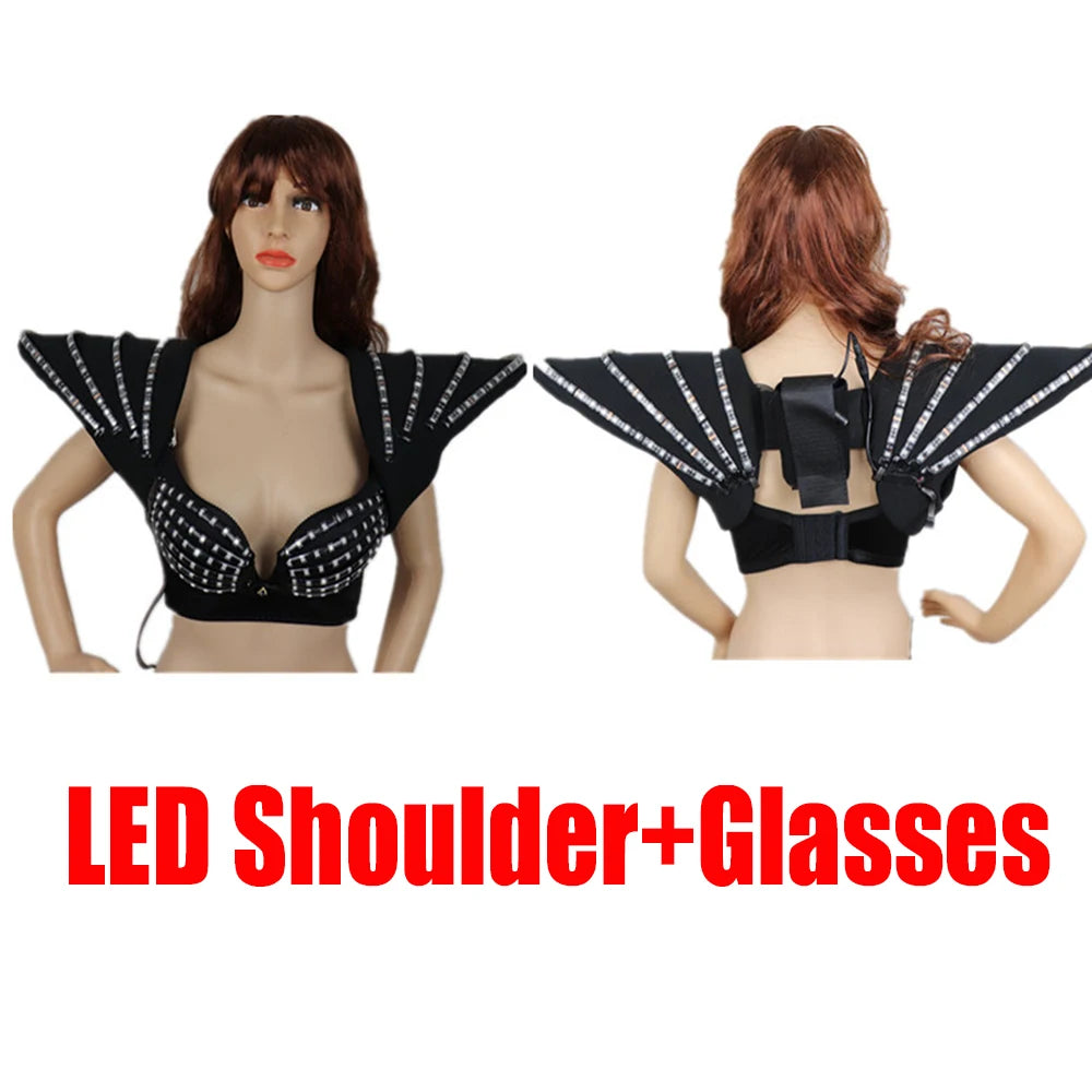 Festivaloutfit - Futuristisches LED Kostüm