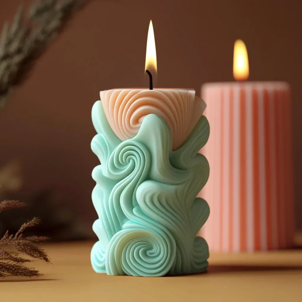 DIY Silikonform- Pfingstrosen-Relief - sunny.side-Productions