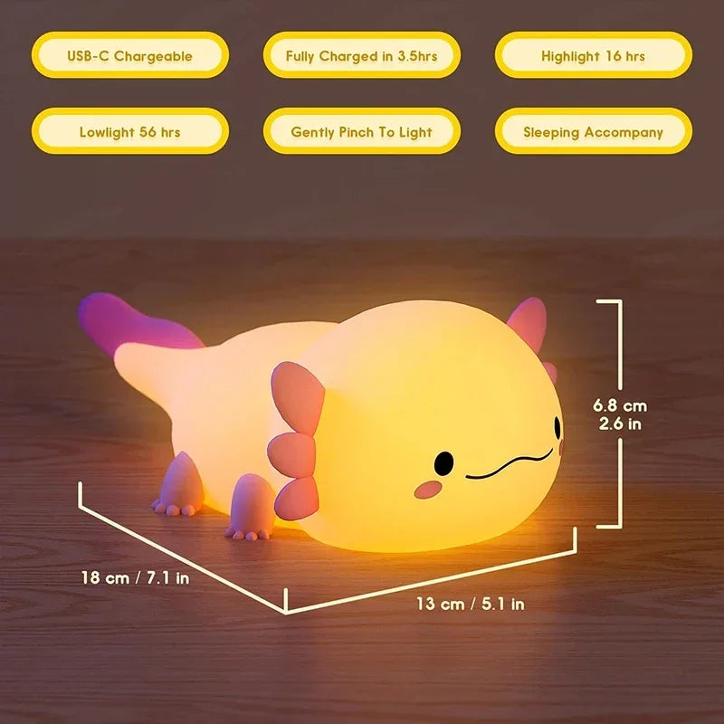 Axolotl-Nachtlicht - sunny.side-Productions