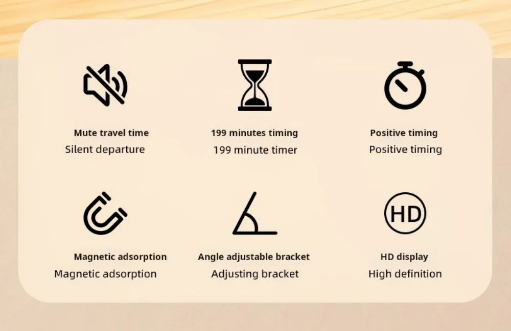 Smarter Zeitmanager- magnetischer Timer - sunny.side-Productions