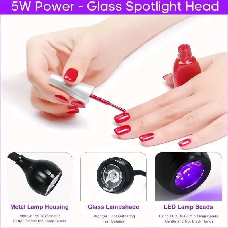 LED-Nagellampe – Kompakt& flexibel - sunny.side-Productions