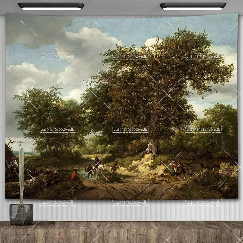 Vintage Aquarellkunst – Ruhe & Ästhetik