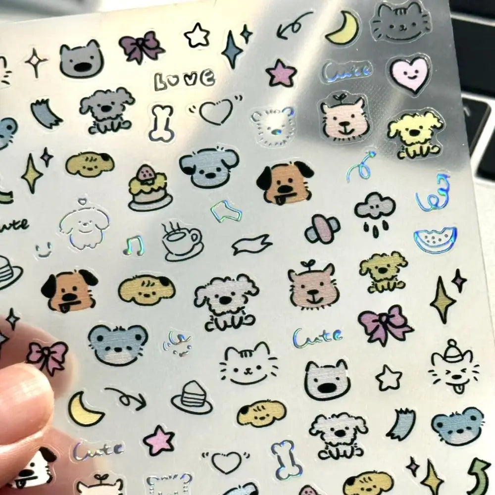 3D-Cartoon Nagelsticker - sunny.side-Productions