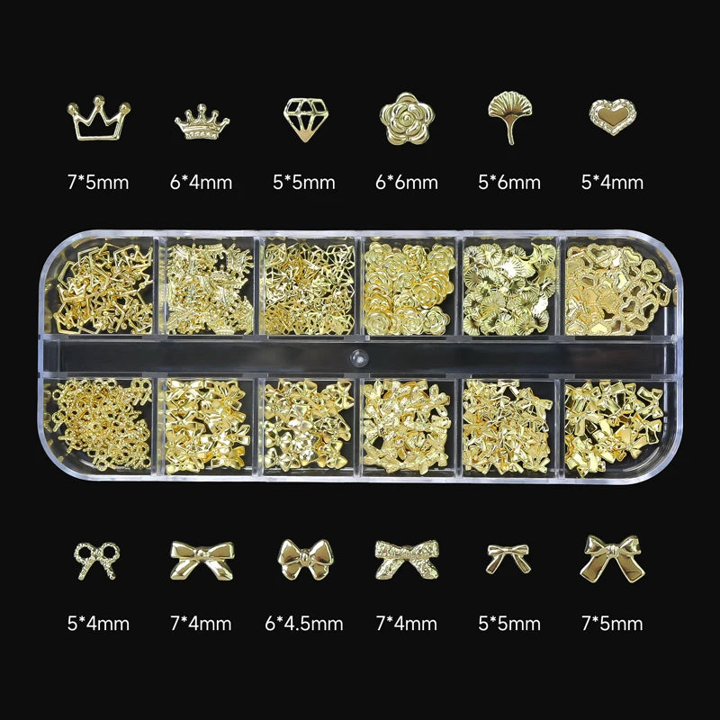 Set Nail Charms – edler 3D Glanz - sunny.side-Productions