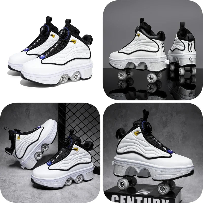 2-in-1 Rollschuhe