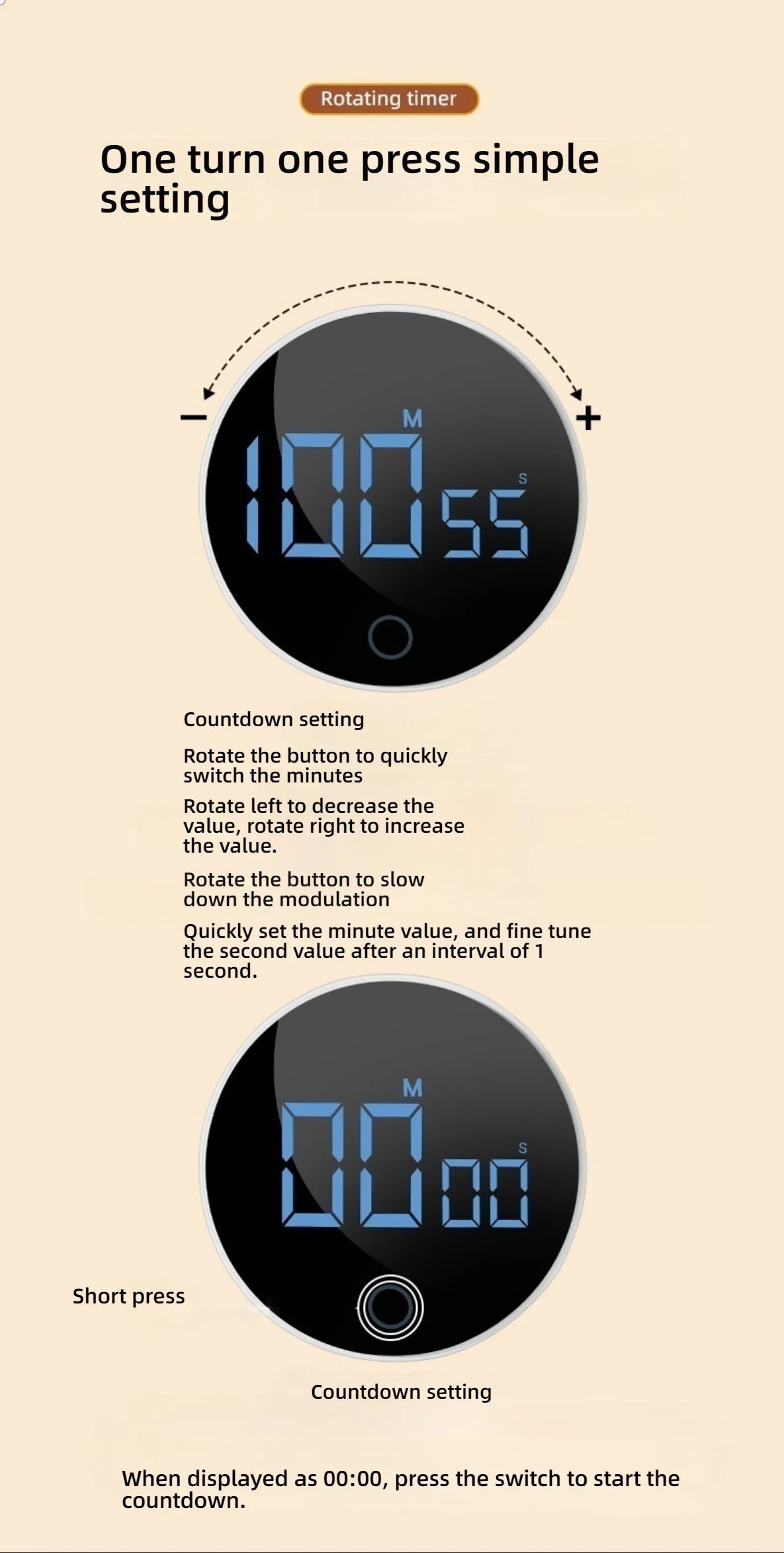 Dreh. Klick. Fokus.- digital Timer - sunny.side-Productions