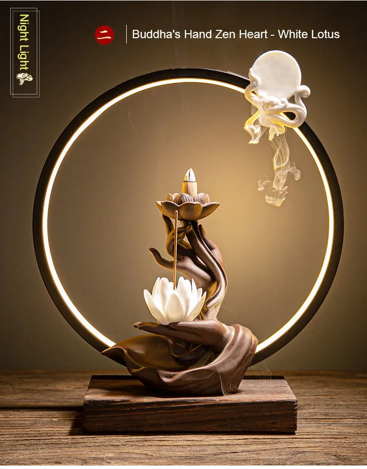 Quelle der Entspannung- Lotus Reflux Aromadiffusor - sunny.side-Productions