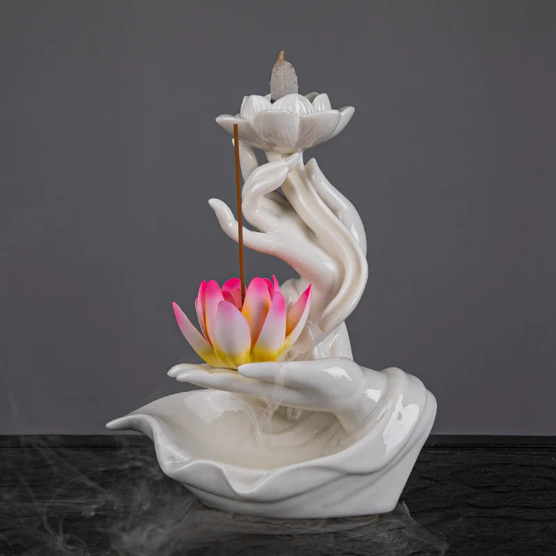 Quelle der Entspannung- Lotus Reflux Aromadiffusor - sunny.side-Productions