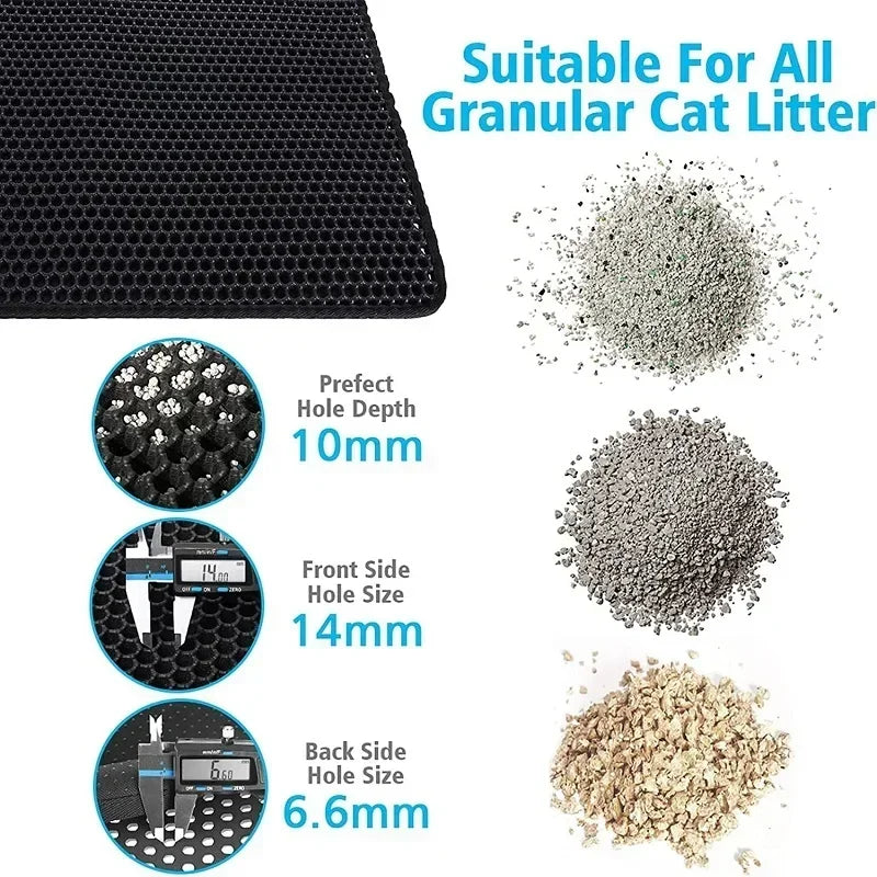 Komfort& Sauberkeit mit Stil- Katzenstreumatte - sunny.side-Productions