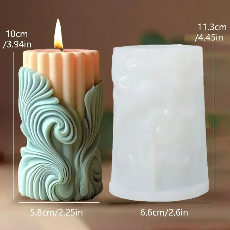 DIY Silikonform- Pfingstrosen-Relief - sunny.side-Productions