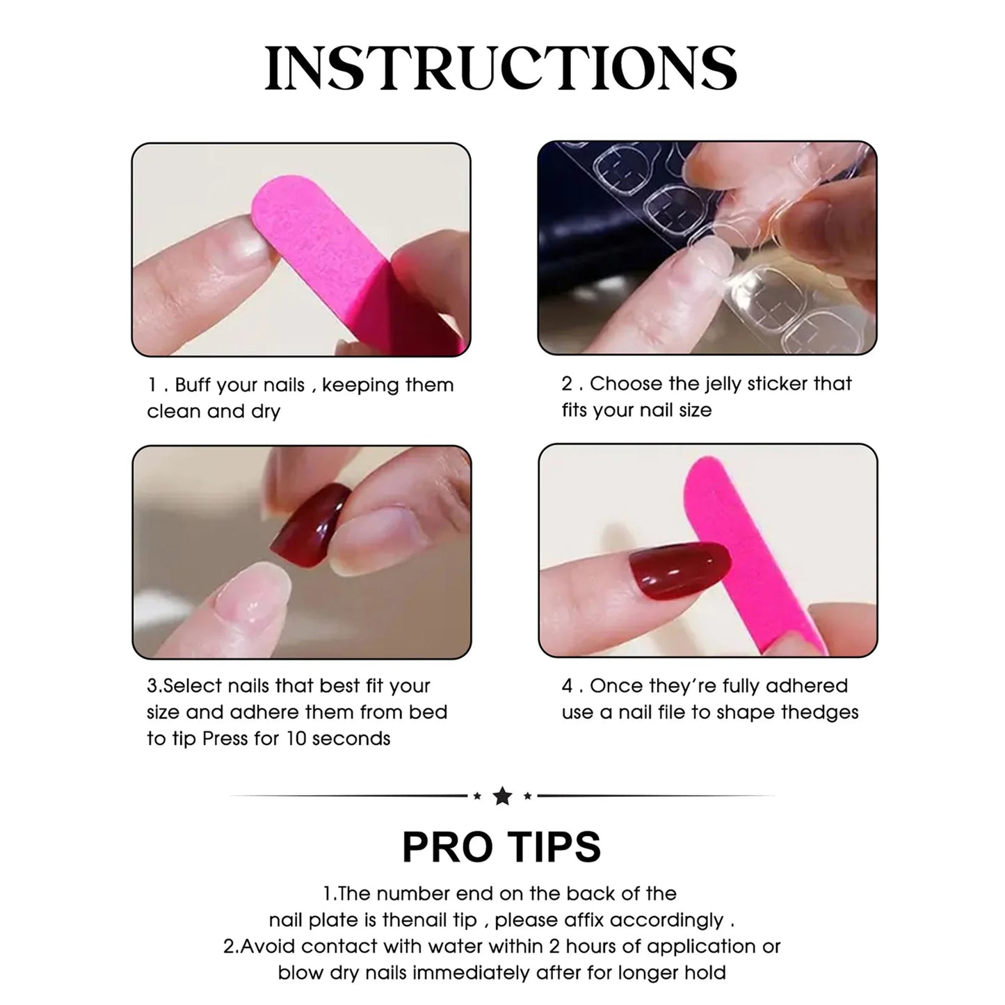Press-On Nails – Grünes Cat Eye