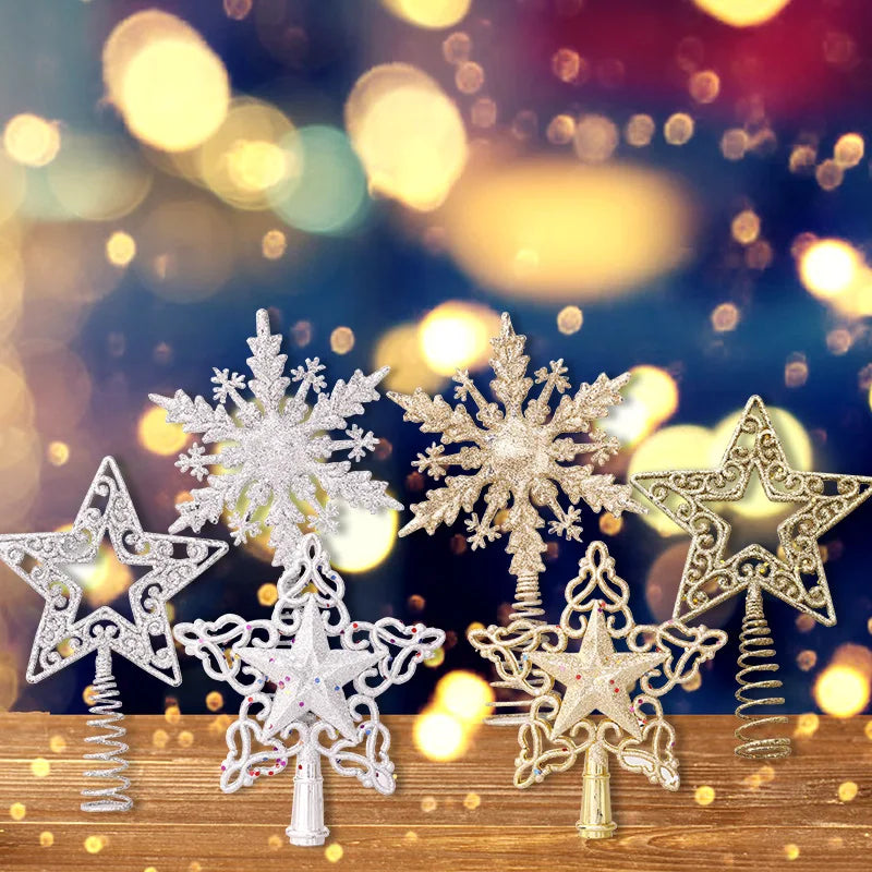 Weihnachtsbaum Spitze – Glitter Sterne