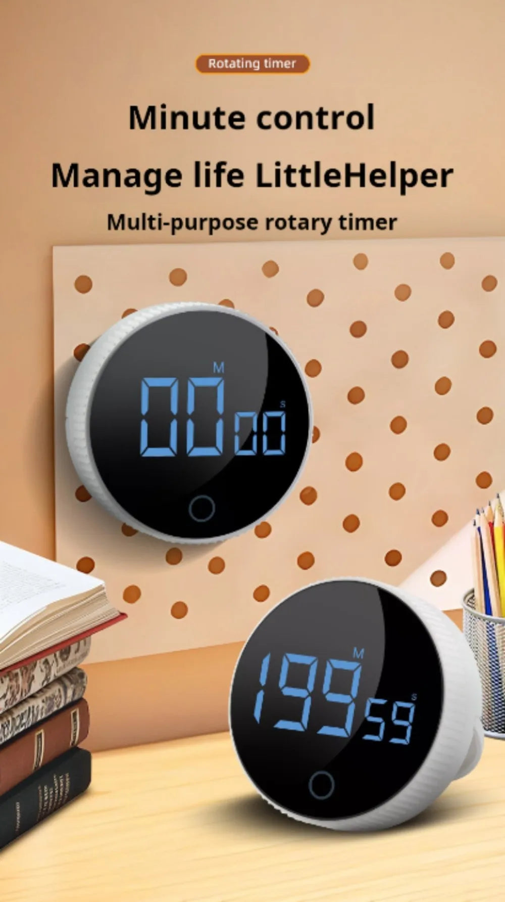 Smarter Zeitmanager- magnetischer Timer - sunny.side-Productions
