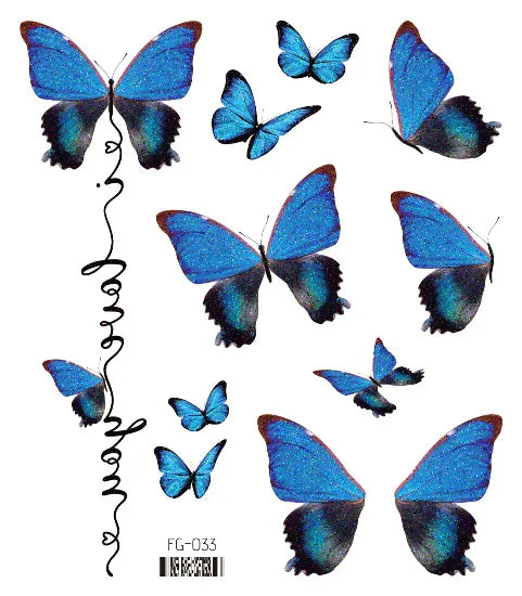 Glitzer-Tattoos – Fairy Vibes