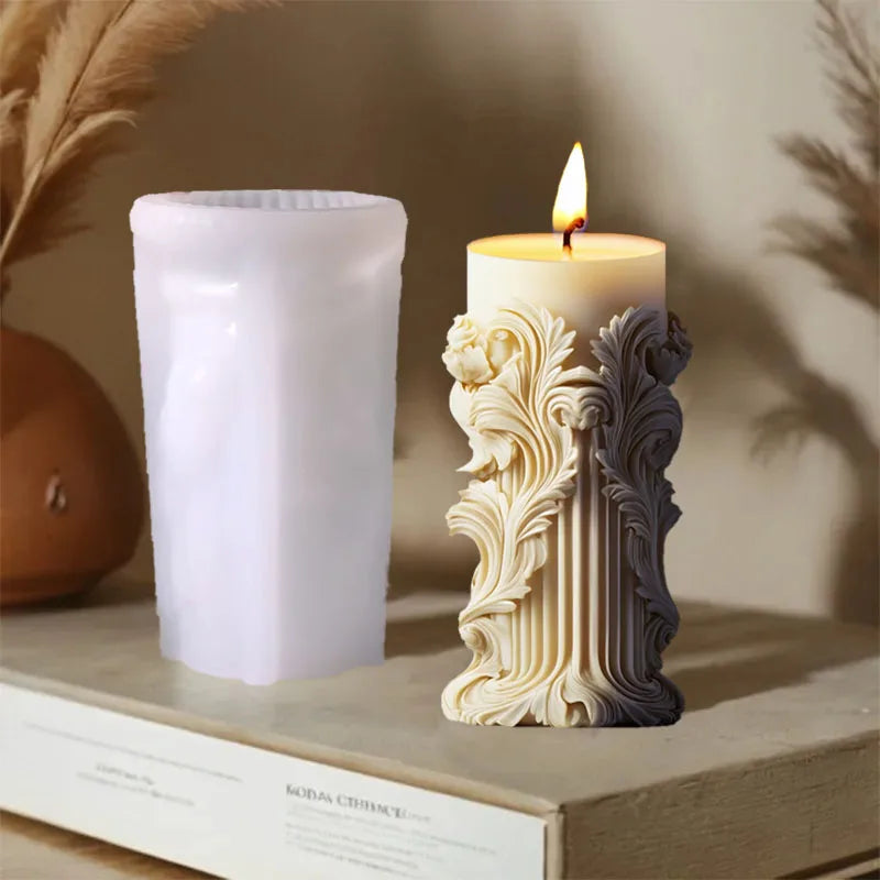 DIY Silikonform- Pfingstrosen-Relief - sunny.side-Productions