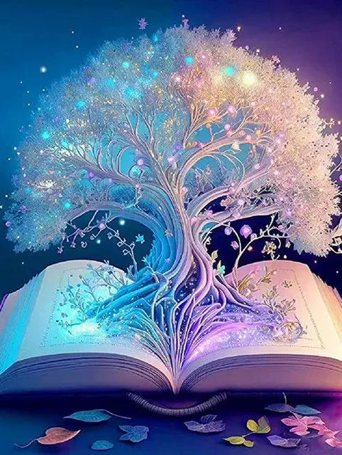 Malen-nach-Zahlen-Set- Bücherfantasie - sunny.side-Productions