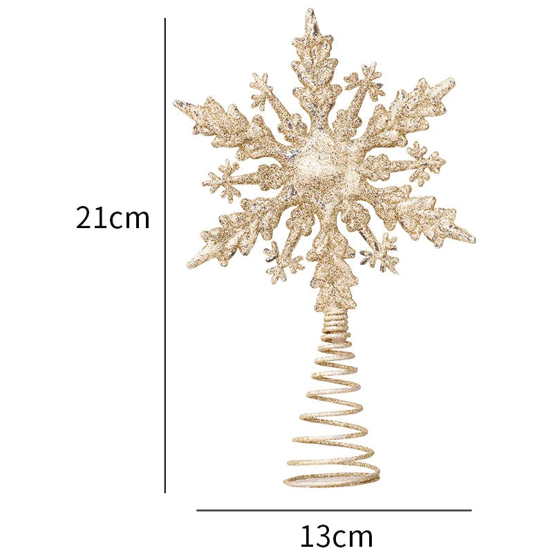 Weihnachtsbaum Spitze – Glitter Sterne