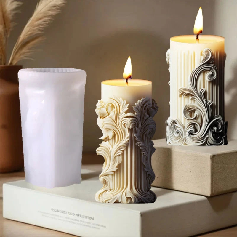 DIY Silikonform- Pfingstrosen-Relief - sunny.side-Productions