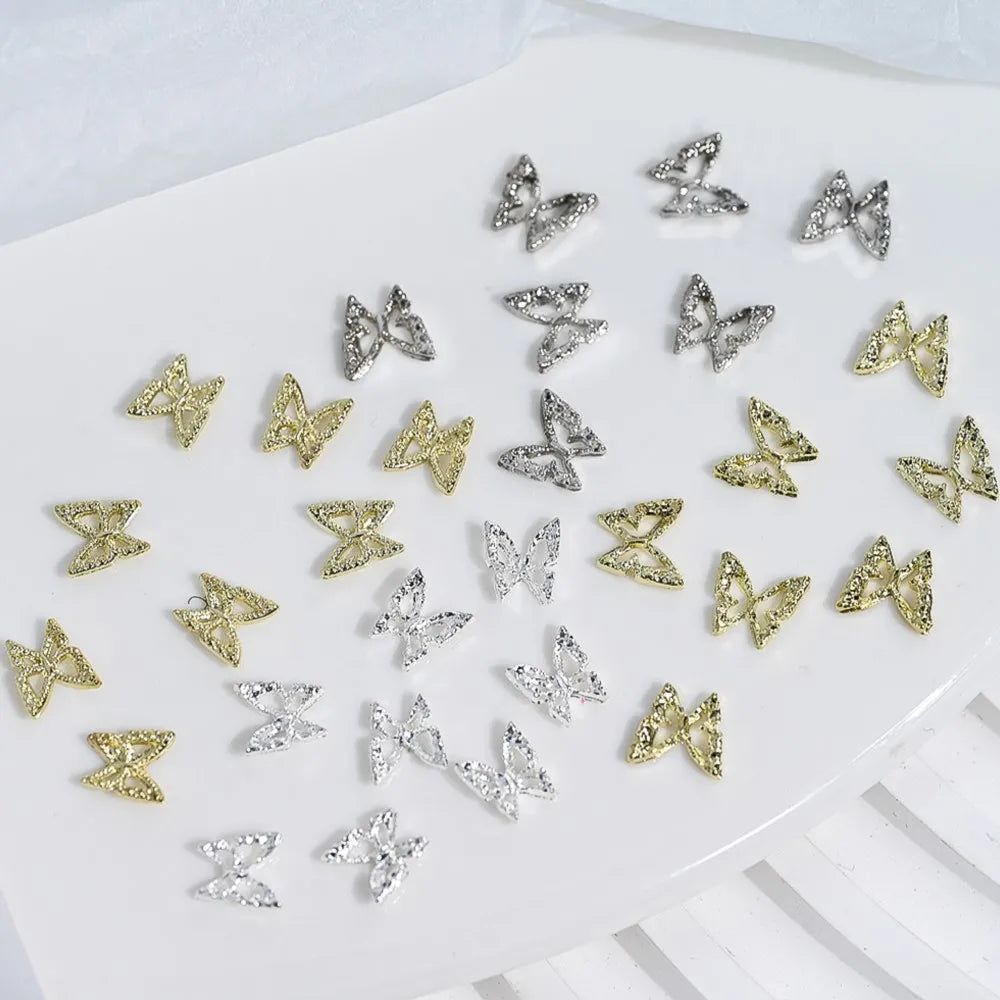 3D Schmetterlings Nail Charms