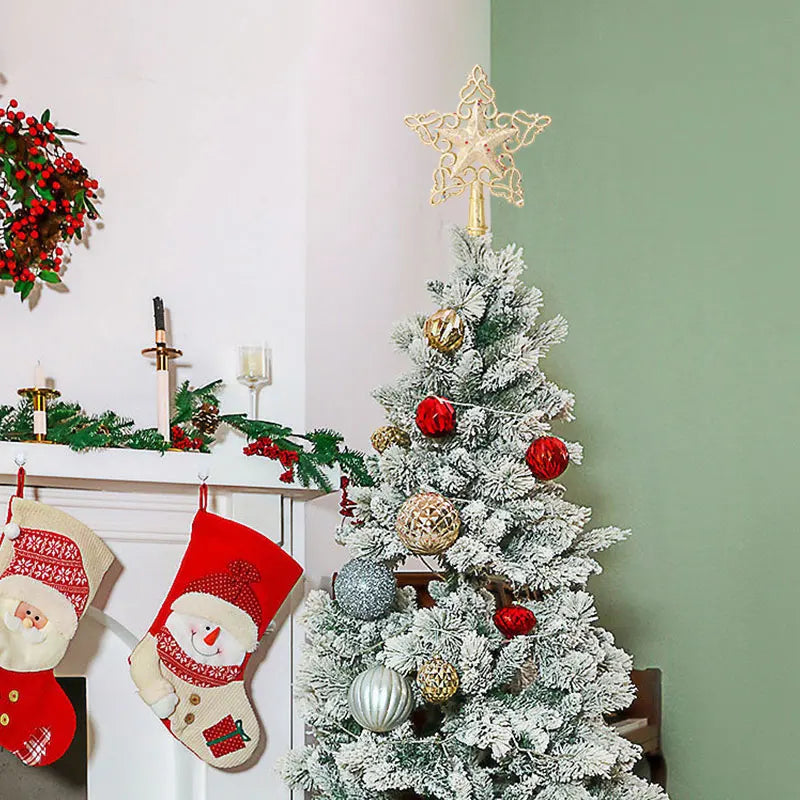 Weihnachtsbaum Spitze – Glitter Sterne