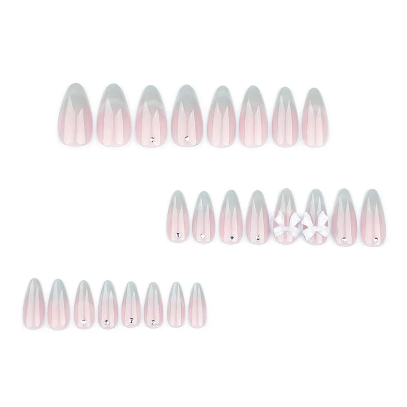 Press-On Nails – Cat Eye French