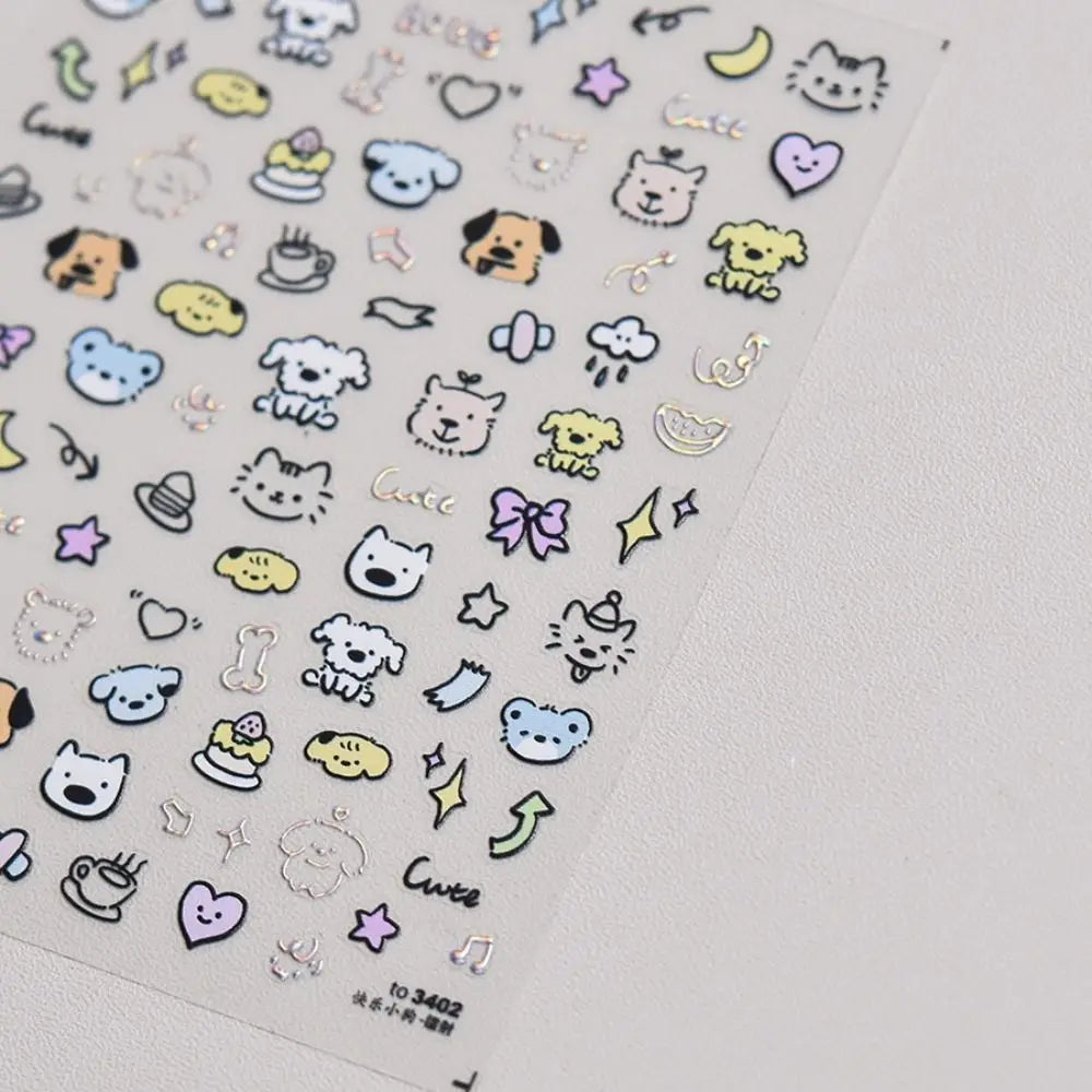 3D-Cartoon Nagelsticker - sunny.side-Productions