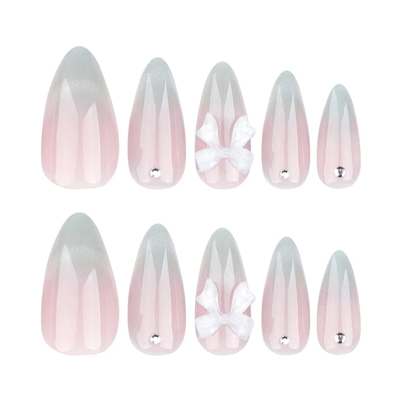Press-On Nails – Cat Eye French