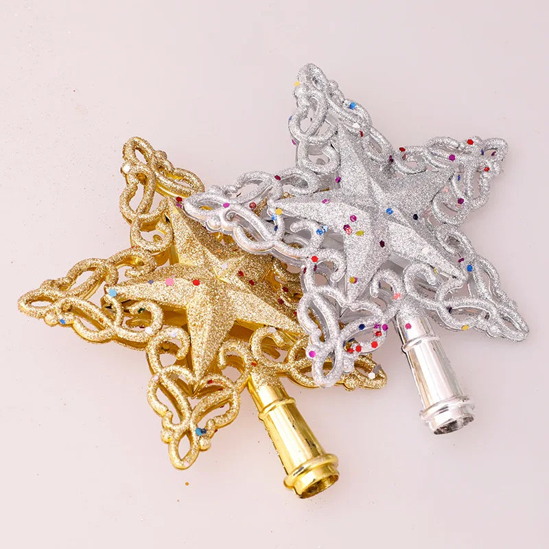 Weihnachtsbaum Spitze – Glitter Sterne
