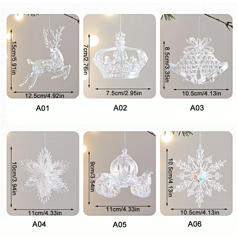 Kristall Weihnachtsanhänger