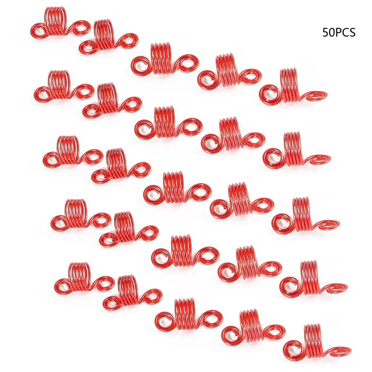 Festival-Haarschmuck – Dread-Perlen & Spiralen