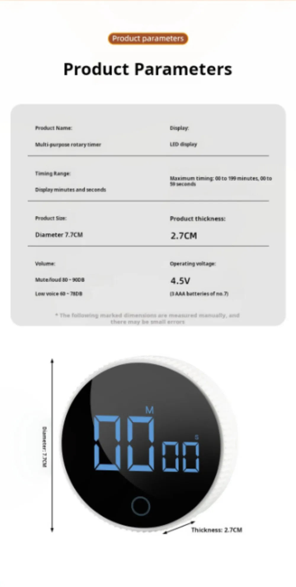 Smarter Zeitmanager- magnetischer Timer - sunny.side-Productions