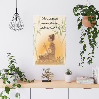Poster – Vertraue deiner inneren Stimme