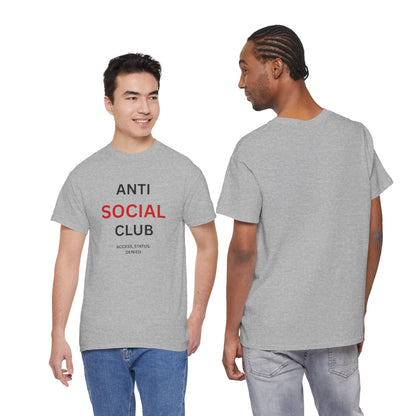 T-Shirt – Anti Social Club 'Acces Denied'
